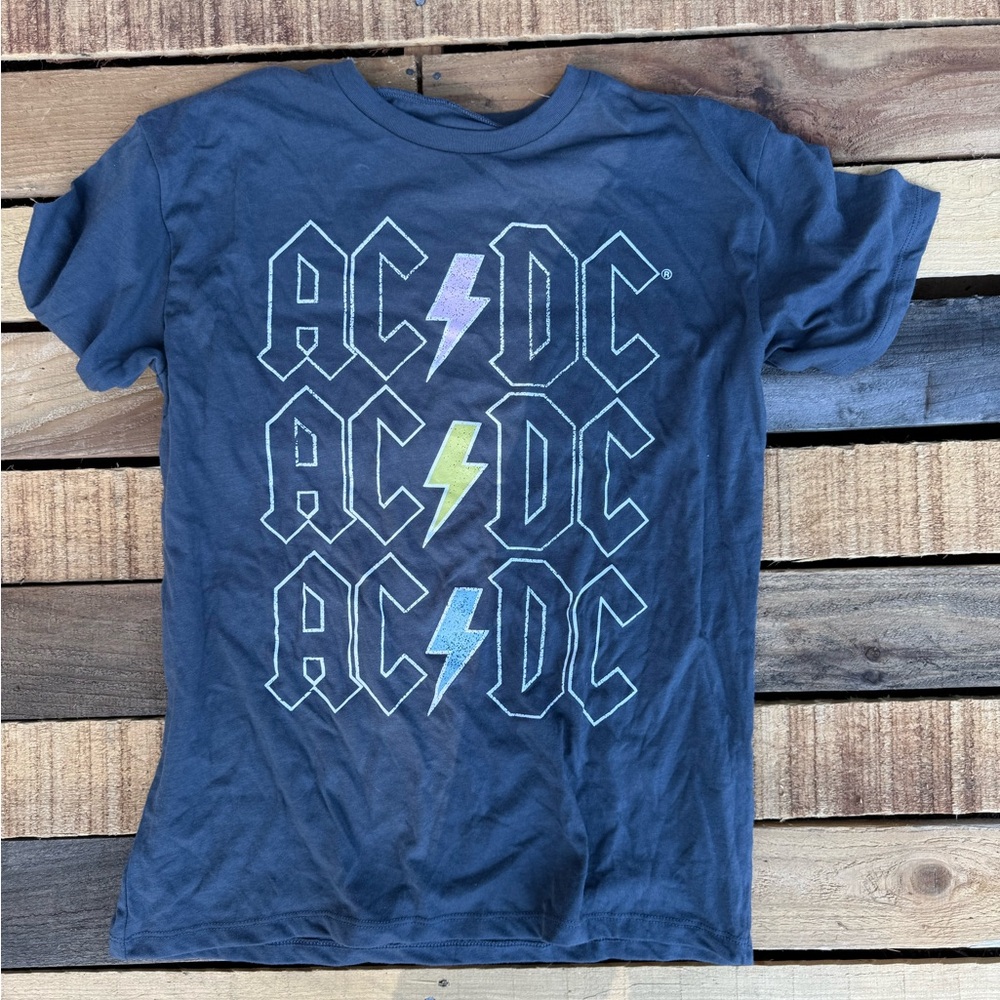 AC/DC Charcoal Gray Tee